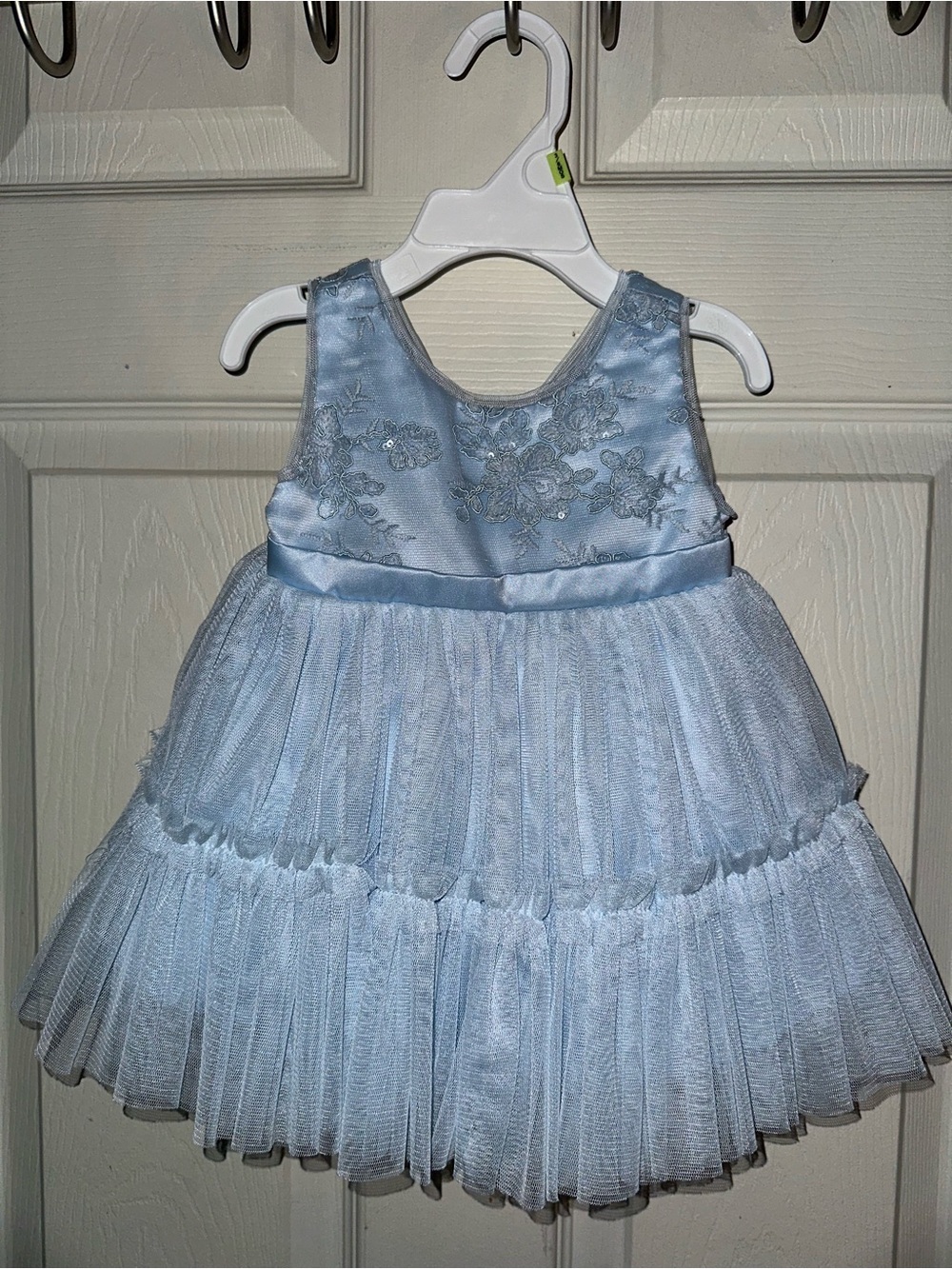 Light Blue Girls' Tulle  Dress